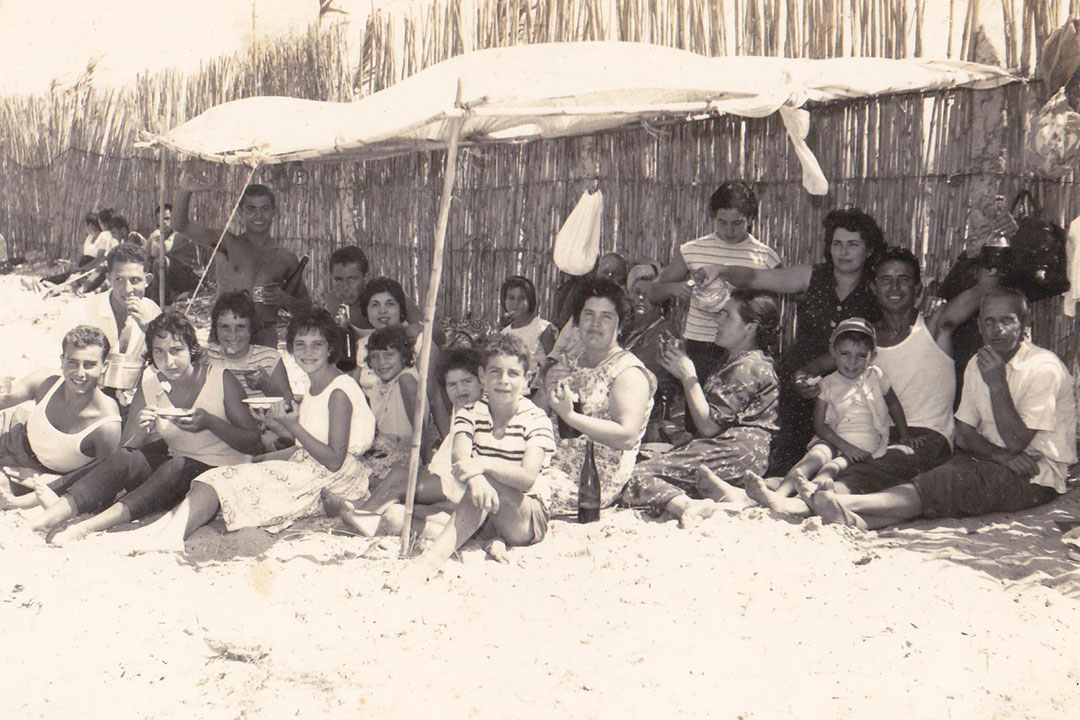 Famiglia al mare