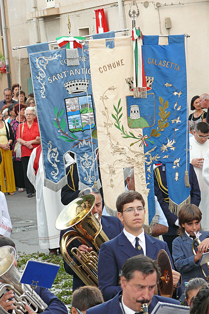 Gonfaloni di Calasetta e Sant'Antioco