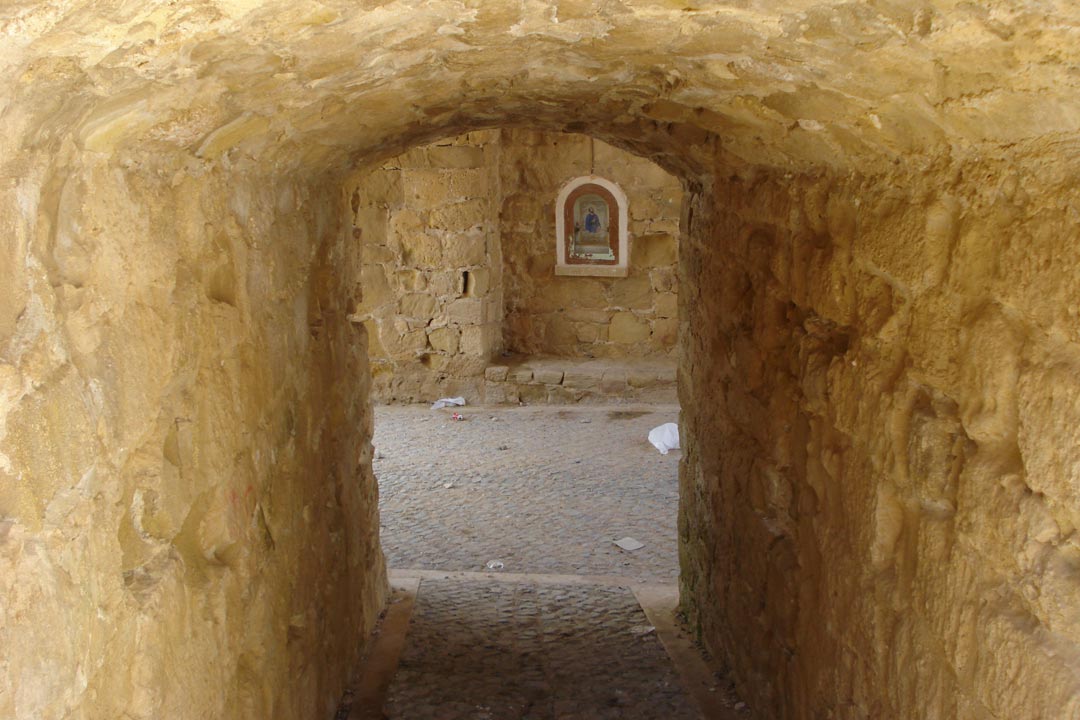Intersezione tra le strade di Nueva Tabarca