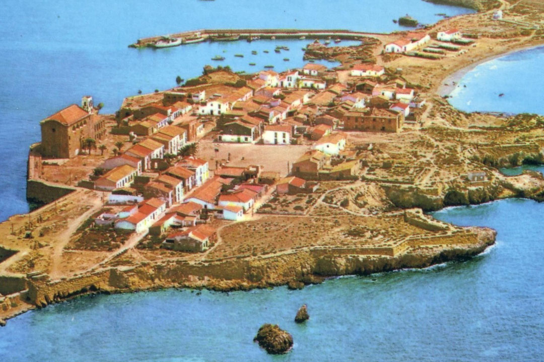 Isola di Nueva Tabarca, vista dall'alto