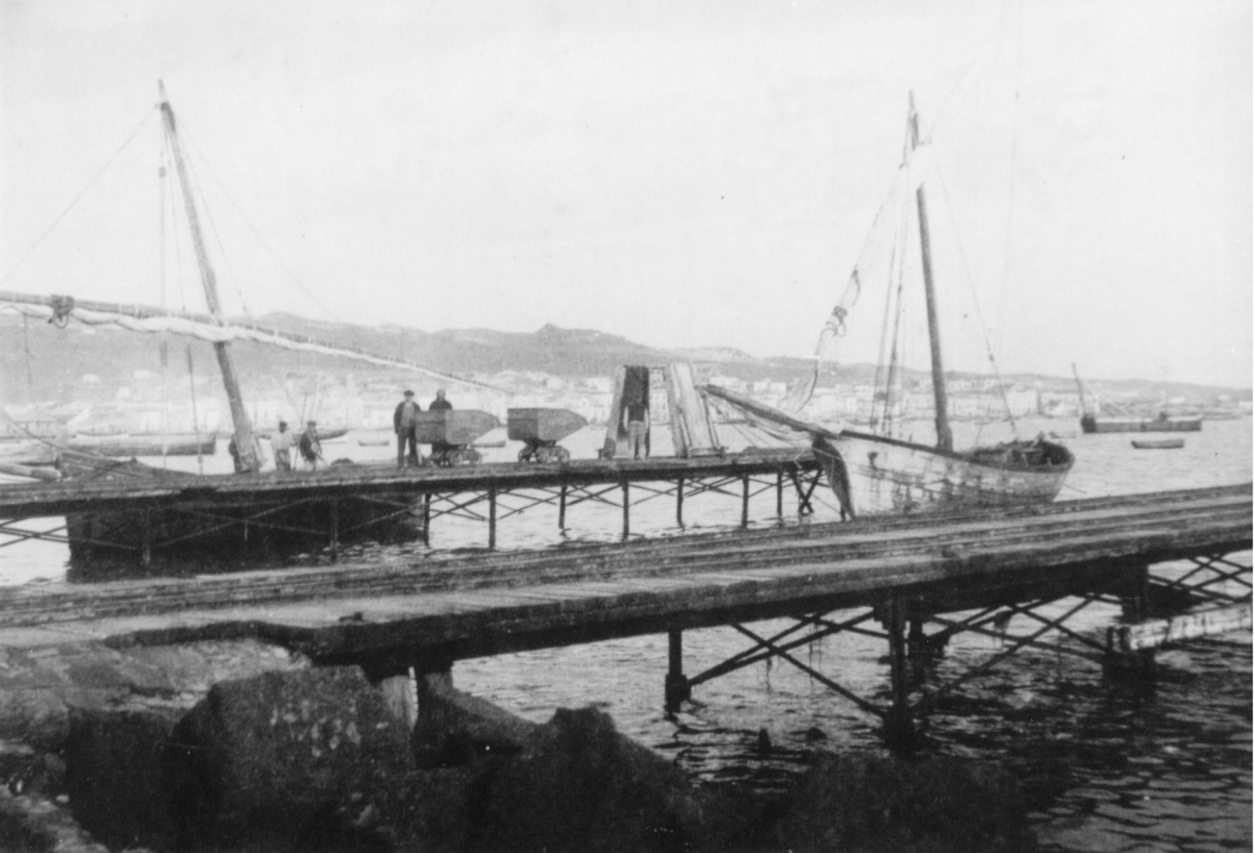 Ponti di sbarco da Gandolfo 1920 ca