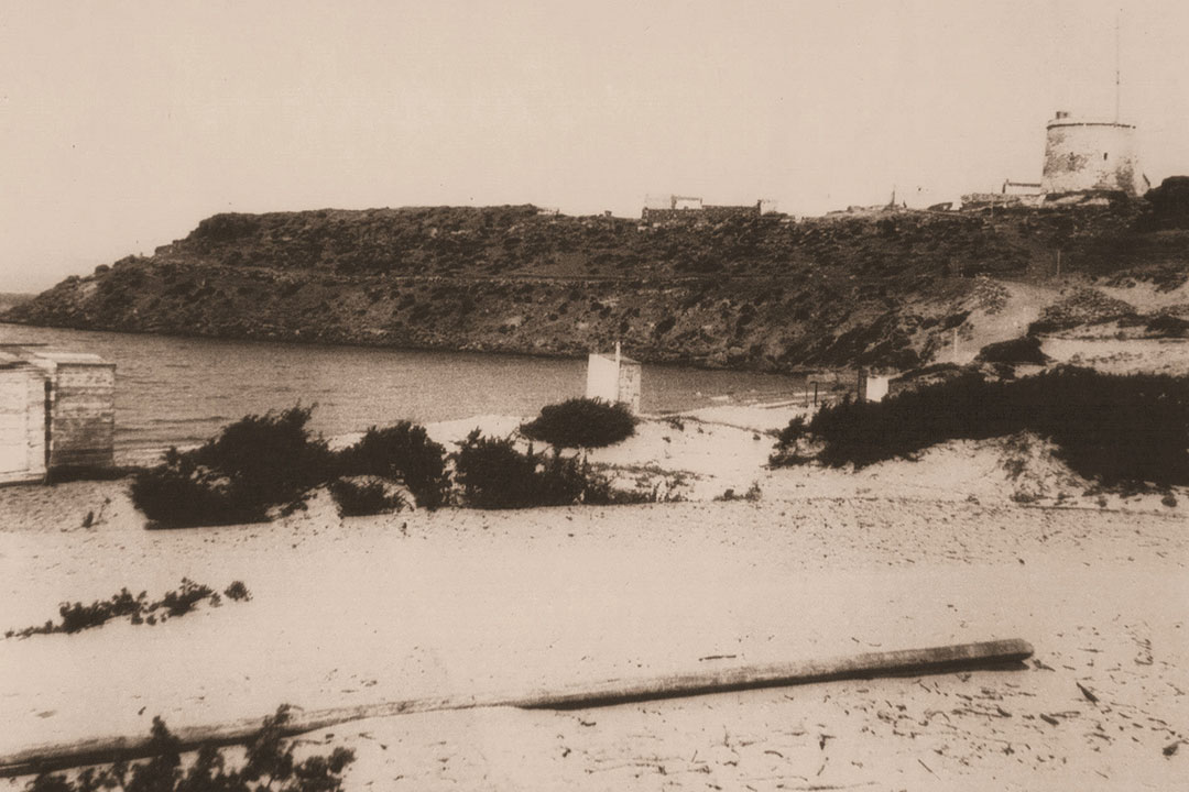 Primi casotti al mare, 1935