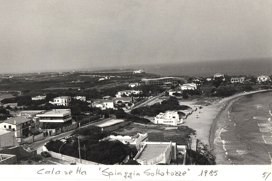 Spiaggia Sottotorre nel 1985