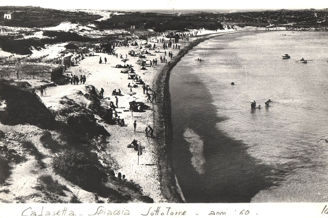 Spiaggia Sottotorre scatto anni '60