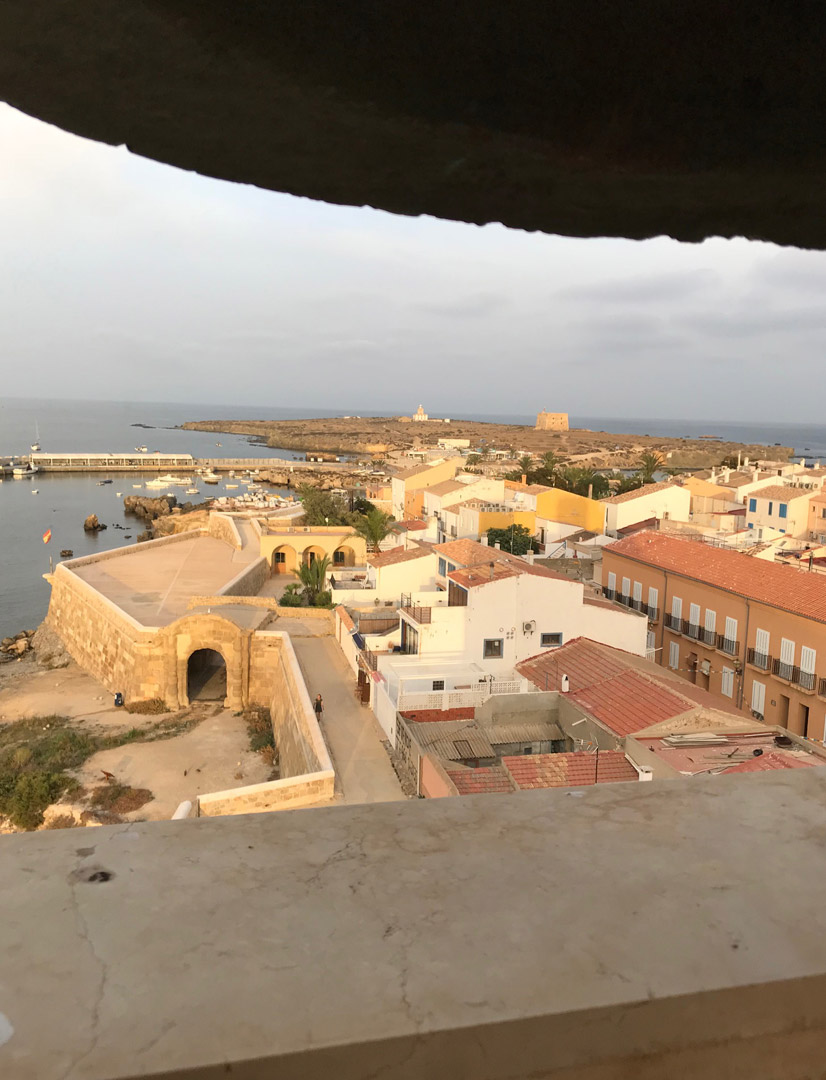 Vista dall'alto di Nueva Tabarca