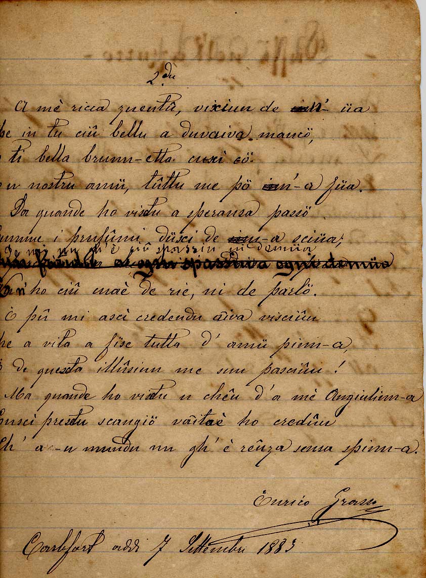 Sonetti in tabarchino