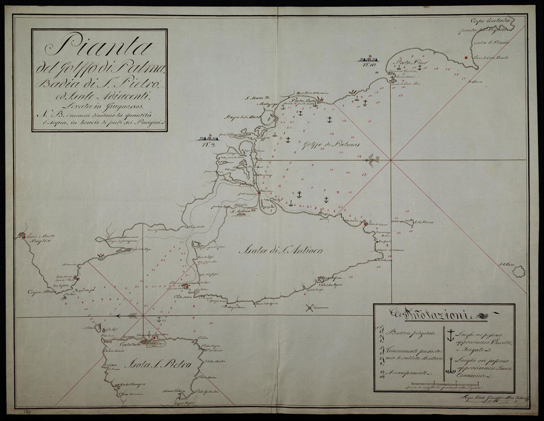 Mappa n°116 Punta dell'Alga 1805