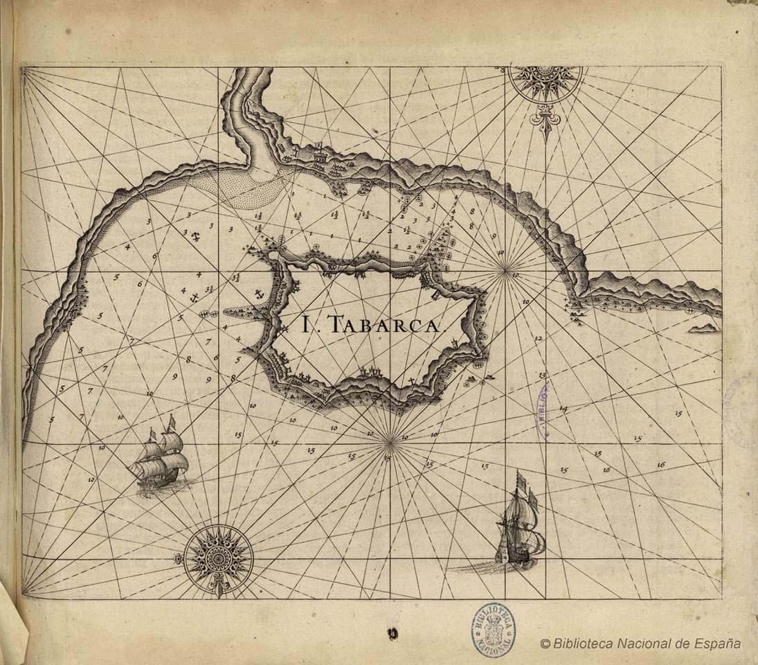 Mappa storica di Tabarca